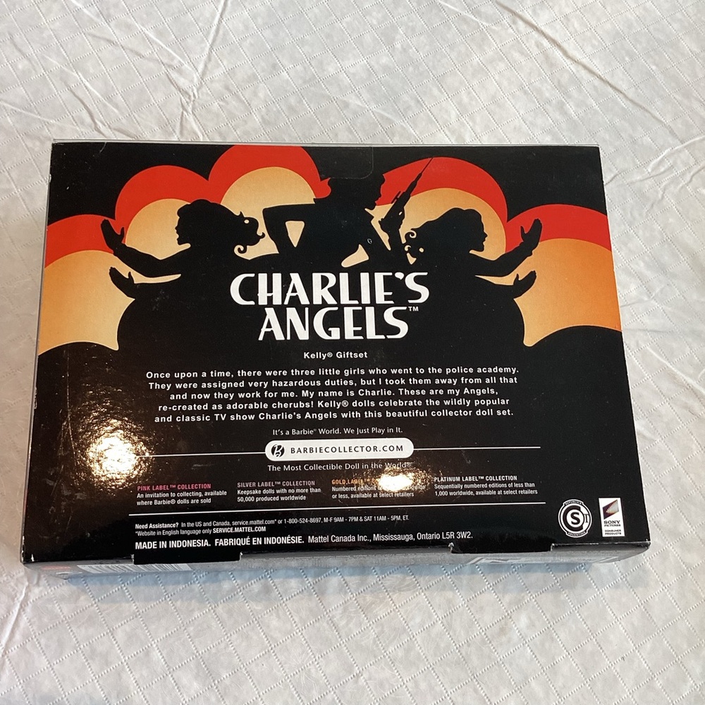 Barbie Collector’s Kelly Doll Charlie’s Angels Kelly Dolls Pink Label NIB NEW - Picture 7 of 7